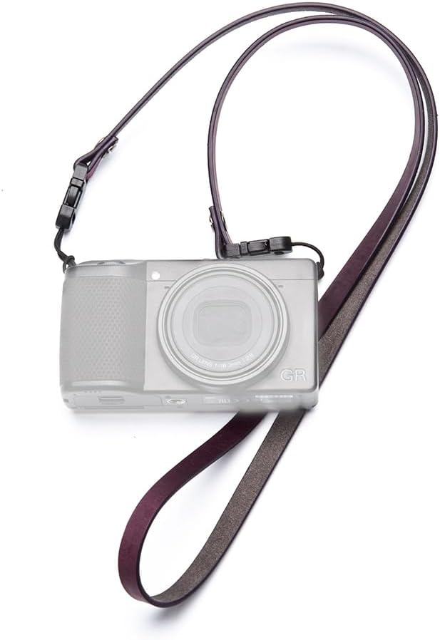 DBZZ Vintage Minimalist Leather Camera Neck Shoulder Strap For Ricoh GRIII GR3X GRIV For Leica X1 For Fuji X-half