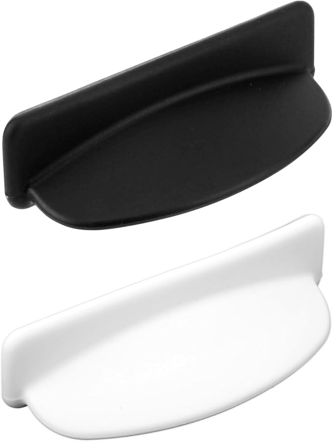 2pcs Rear View Backup Camera Cover, 2 Color Silicone Car Rear View Camera Anti-Rain Cover for Cars Exterior Accessories(Black & White)