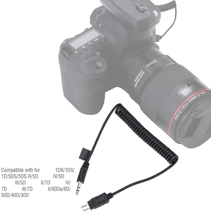 MC DC2 0.5m Camera Remote Shutter Release Connecting Cord Cable for n. (3.5mm N3)