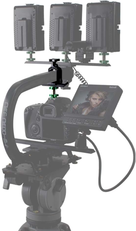 Cam Caddie Scorpion / EX Lockout Kit and Stabilizer Support Mount / Bracket for Canon Nikon Sony and Panasonic / Lumix DSLR Camera Includes: (1) Accessory Shoe + (1) D – Flashner + (1) 3” Balance Wing
