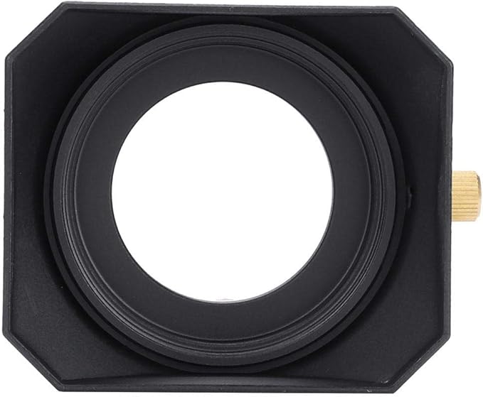 Qiilu Square Lens Hood Shade, Accessory for Camcorder Digital for DV and Digital Video Camera Lens Filter(52mm)
