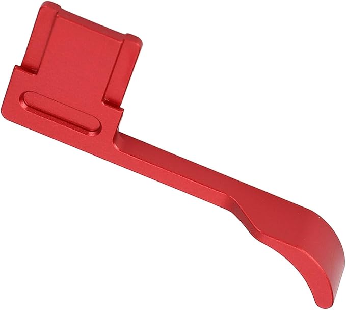 Dpofirs Thumb Up Grip for A7CR & A7CRII, Aluminum Alloy Hot Shoe Cover & Hand Rest, Ergonomic Camera Grip for OneHanded, Lightweight & Durable (Red)