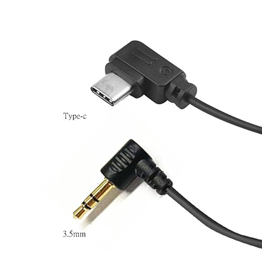DYTDIEYINGTU RSS-3.5mm DJI Ronin for Fuji GFX100II/xt50/xs10/x-s20/gfx100RF Cable (TypeC-3.5mm) for DJI sc/sc2/rs2/rs3/rs4/focus pro Camera Remote Control Cable Shutter Release