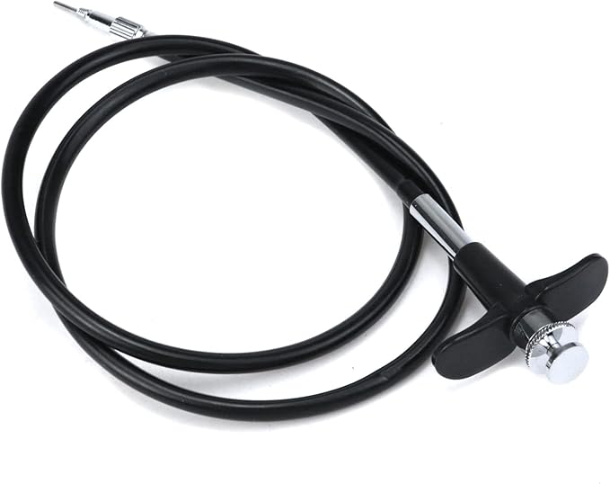 Pastlla 28"(70cm) Threaded Release Cable Vibration-Free Black Shutter Release Cable Shutter Release Cable with Bulb-Lock Mechanical Shutter Release Cable