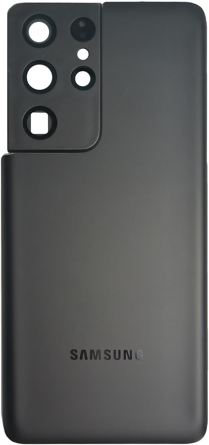 for Samsung Galaxy S21 Ultra 5G Battery Back Cover（Black）+Glue