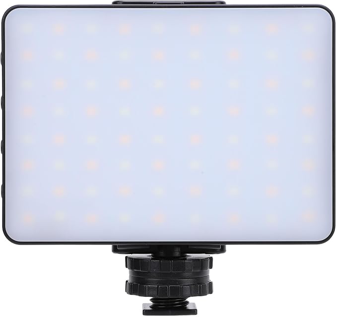 LED Light for Camera, 3000 to 9900K Dimmable Rechargeable On Camera Video Light with Hot Shoe for Phone, Tripod, Makeup, Live Streaming, Support Type C USB Power Supply