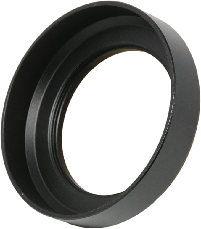 F-Foto HF-52U 52mm Metal Screw-in Lens Hood — Anodized Aluminum, Threaded Inner Ring for 52mm Filters — Durable Protective Hood for Nikon Z 28mm/40mm & 52mm Lenses — Inspected in Japan,HF-52U