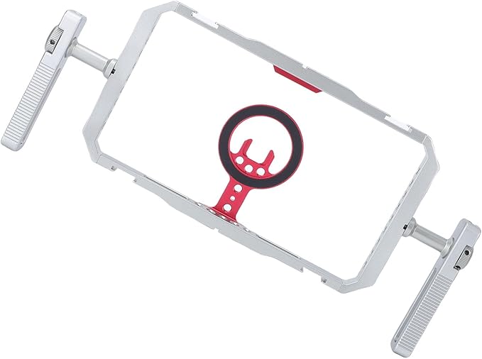 Fabater Smartphone Video Rig Kit for iOS, Magnetic Arrow Storage Case Phone Cage, Handheld Vlogging Stabilizer with Handles and Cold Shoe for 12 to 17
