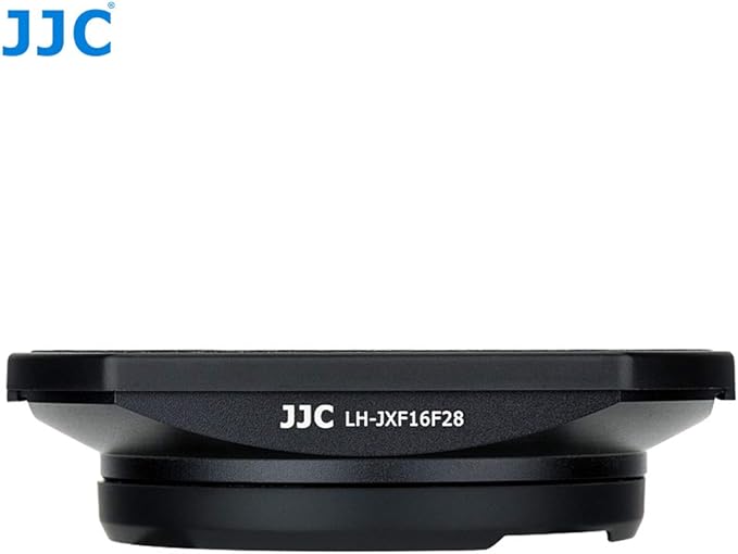 JJC Metal Bayonet Lens Hood for Fujinon XF16mmF2.8 R WR Lens, Fujinon XF 16mm F2.8 R WR Lens Hood, Fuji XF 16mm 2.8 Lens Hood, Compatible with FUJIFILM XF 16mm f/2.8 R WR Lens, Slide Design Hood Cap