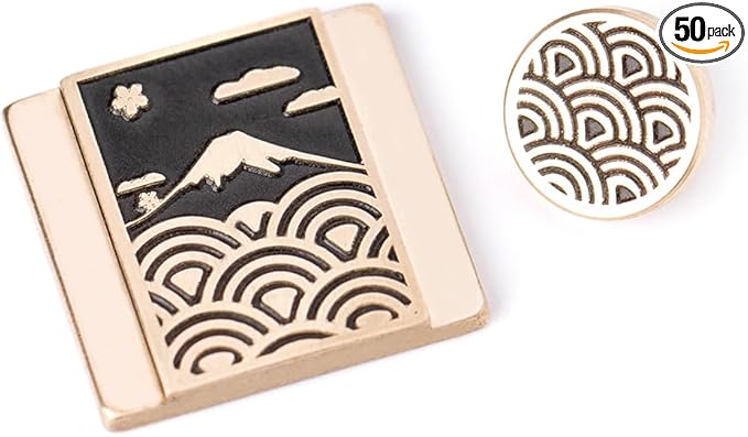 DBZZ Wave Pattern Camera hot Shoe Cover Camera Shutter Button for Fujifilm X-T50 X-S20 X-S10 X-T4 XT30 for Nikon Z6iii Z7 Z30 Z50 ZF (Brass YH Set)