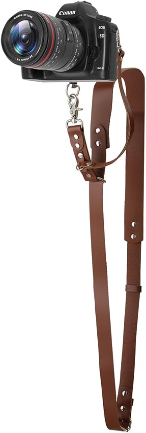 Bebaimis Single Camera Harness Strap for 1 Camera,Leather Camera Strap for Photographers,Leather Camera Harness Gear DSLR/SLR