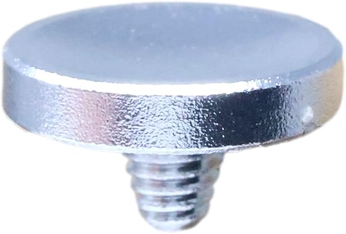 F-Foto Soft Release Shutter Button, Compatible with Various Cameras, Recessed Type (Silver)