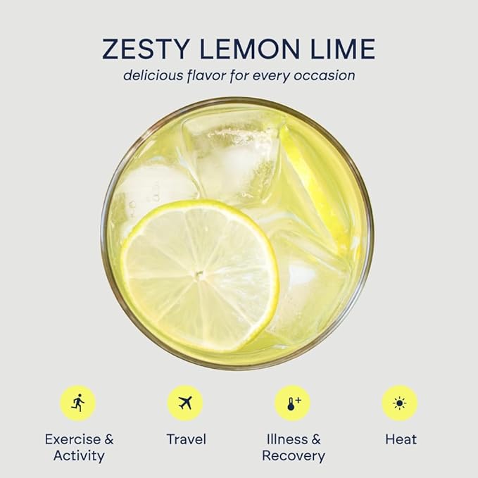 Belle HydroBelle Electrolyte Powder Drink Mix, Lemon Lime, Sugar Free Hydration Packets Made with Coconut Water and Electrolytes, Vegan, Keto, and Dairy Free, Travel Friendly, 32 Count
