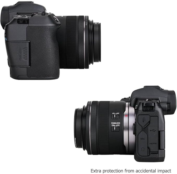JJC EW-52 Lens Hood Reversible Lens Shade Cover for Canon RF 35mm f/1.8 Macro is STM Lens, Replace Canon EW-52 Lens Hood, Provide Lens with Extra Protector