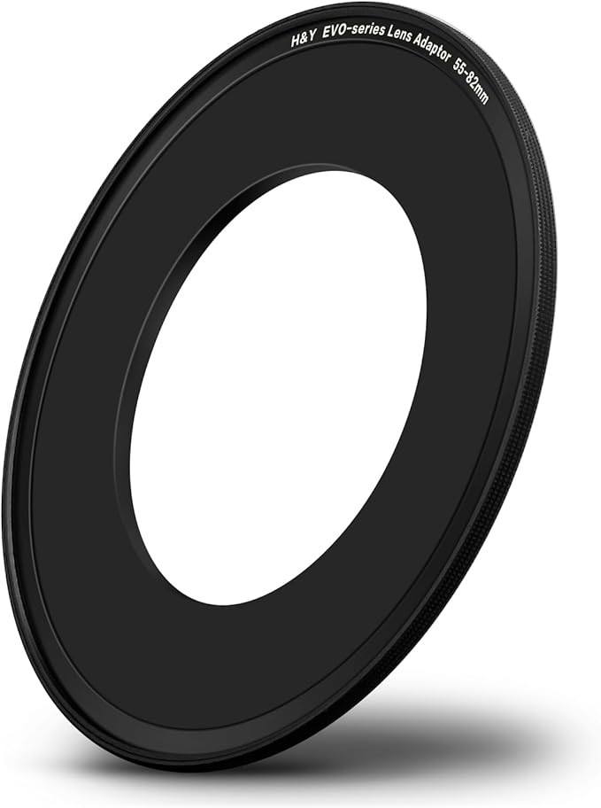 H&Y Magnetic Step Up Filter Ring 55 to 82mm, Ultra-Slim Aluminum Lens Filter Stepping Ring for Adapting 55mm Lens to an 82mm Filters, EVO Series