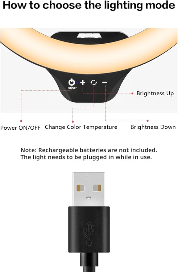 Sensyne 10'' Ring Light with 50'' Extendable Tripod Stand, LED Circle Lights with Phone Holder for Live Stream/Makeup/YouTube Video/TikTok, Compatible with All Phones