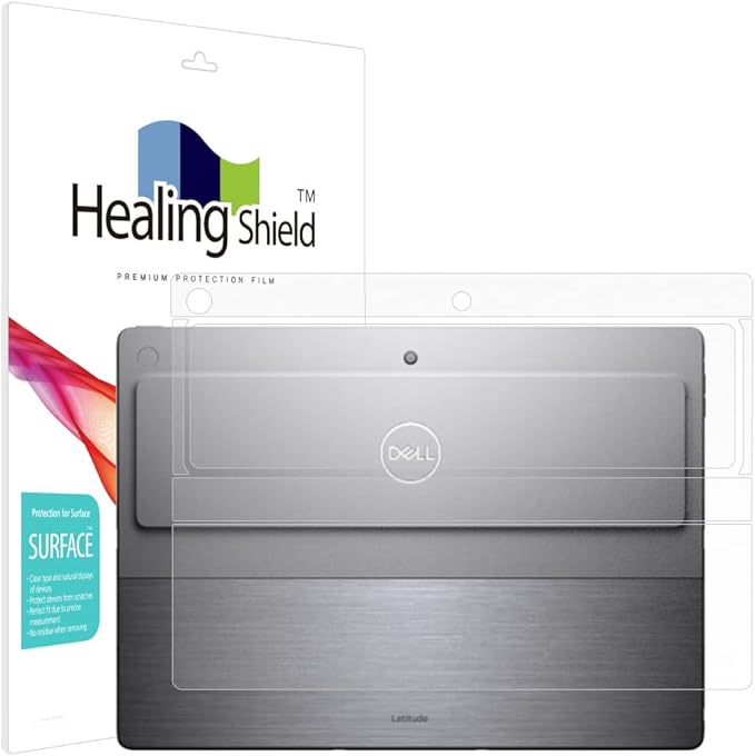 Healing Shield Front Screen Protector and Back Surface Protector for Dell Latitude 7320 Detachable 13", Light Oleophobic Coating Screen Protector Clear LCD Guard Film 7320 FB