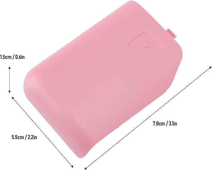 Dpofirs Replacement Battery Door Cover for MiniSE Instant Camera, ABS Side Parts Accessories, Compatible with MiniSE Camera (Roseate)