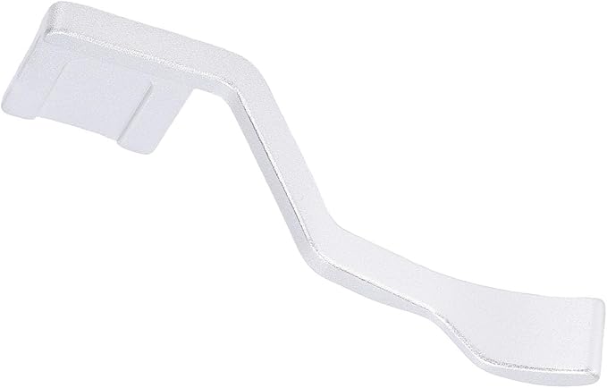 Akozon Camera Thumb Up Grip for Hot Shoe, Aluminum Alloy Hand Grip Rest, Ergonomic Thumb Support for Enhanced Comfort and Stability (Silver)