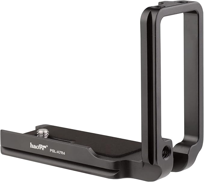 Haoge PSL-A7R4 L Bracket for Sony a7r5 α7R V A7R4 a7riv a7r4 a7rm4 A9ii E-Mont Camera,1 Piece Integrated Metal Arca Style Compatiable Quick Release Plate