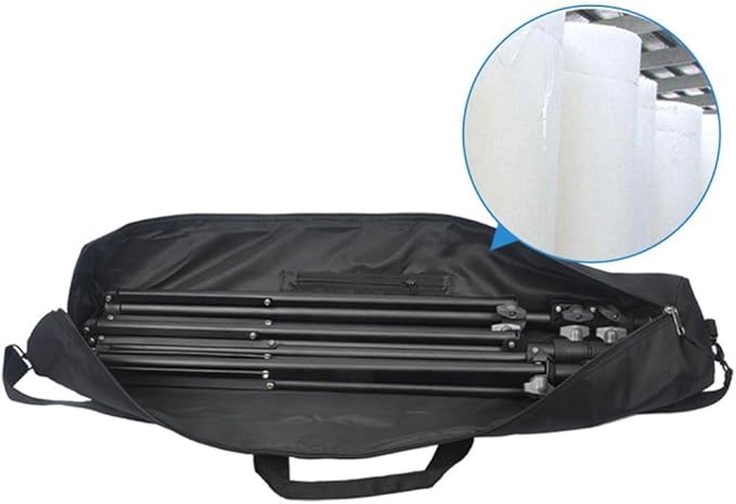 40-120cm Tripod Carrying Case Bag, Waterproof Tripod Travel Carrying Storage with Shoulder Strap Padded & Handle for Light Stands, and Tripod Photography Accessories(65cm)