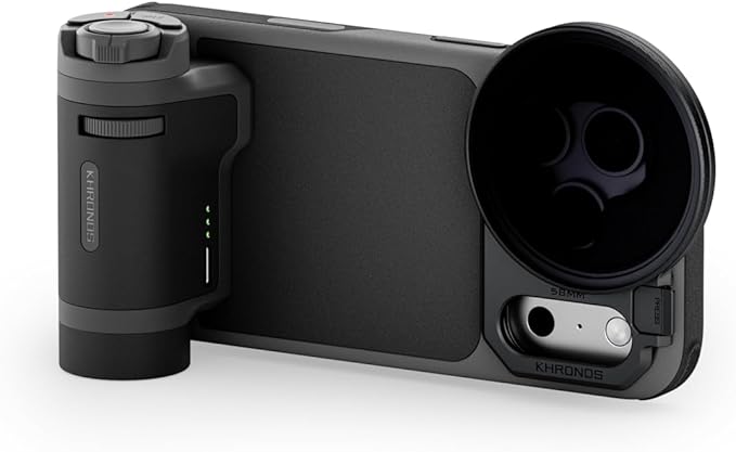 Tilta Khronos Lite Creator Kit | Compatible with iPhone 17 Pro | Professional Camera Rig for Phone Filmmaking | Bluetooth Handle, ND & Polarizer Filter Set - Black