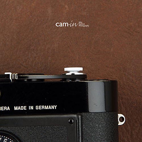 cam-in CAM9082 Soft Shutter Button, Release Button, Original, Concave Surface, Diameter 0.4 inches (11 mm) (White)
