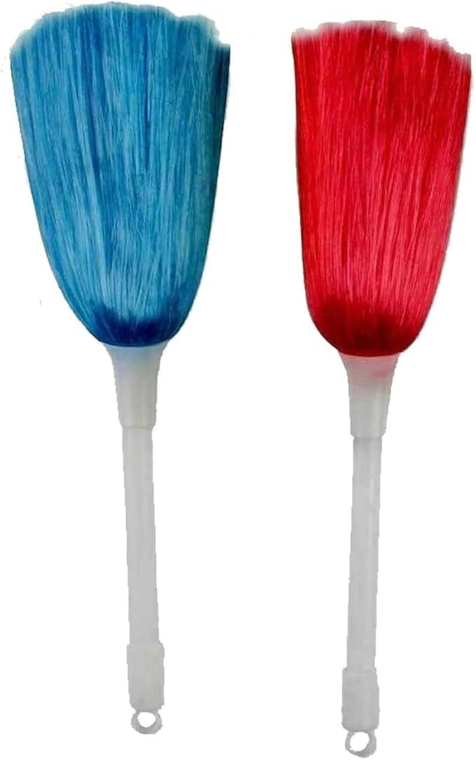 Mini Feather Dusters Anti-Static Multipurpose Microfiber Dusting Brush Tool with Handle for Cleaning Interiors Furniture and Car Accessories (4Pcs)