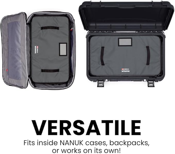 NANUK N-Cubik 13L Camera Bag Insert– Large Water-Resistant Cube – Shockproof Protective Camera Insert for Backpack (11.4”x 20.4” x 5.1”)