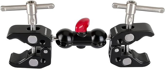 CAMVATE Articulating Magic Arm with 2pcs Super Clamp Crab Plier Clip - 1441