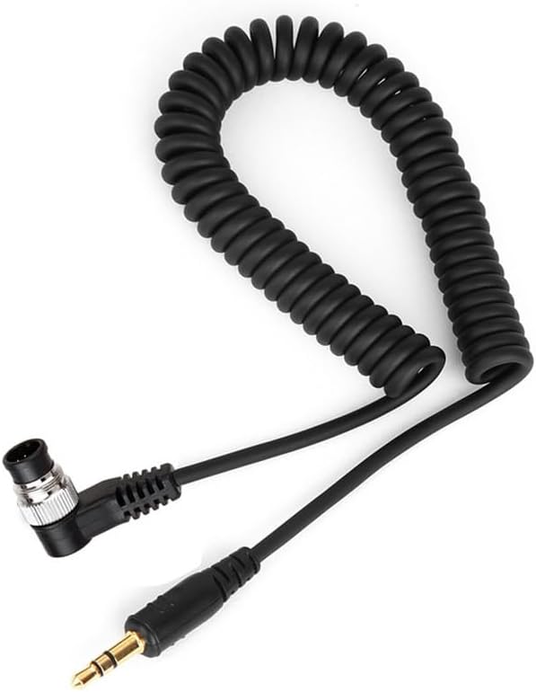Pixel 3.5mm-DC0 Cable Release Wire Release Remote Shutter Release Cable TW-283 Connection Cable Flash Trigger Cable for Nikon D800 D800E D810 D850 D700 D500