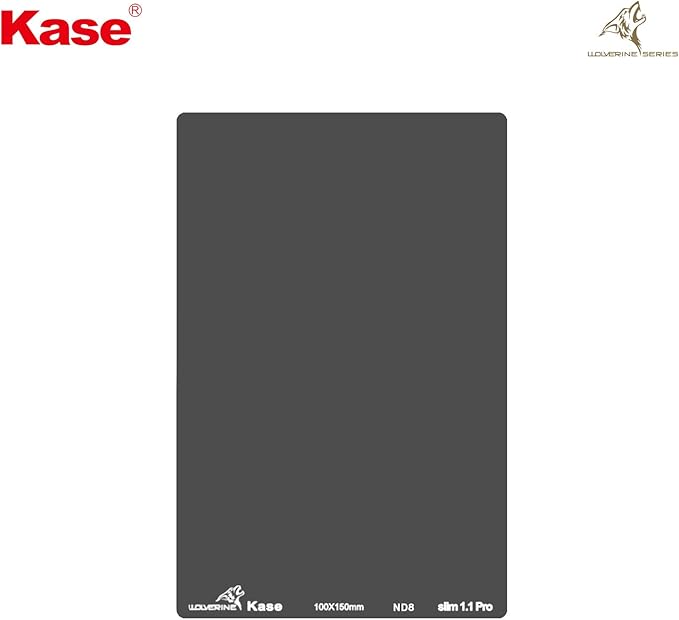 Kase Wolverine Slim 1.1mm Shockproof 100mm ND8 Filter Neutral Density 3 Stop Optical Glass 100 ND