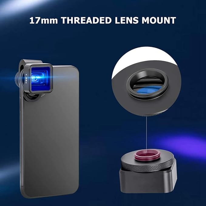 1.55X Anamorphic Lens for iPhone 12 Pro Max Phone Movie Lens Shot by FilmicPro Smartphone Filmmaking Cinematic Deformation Lens