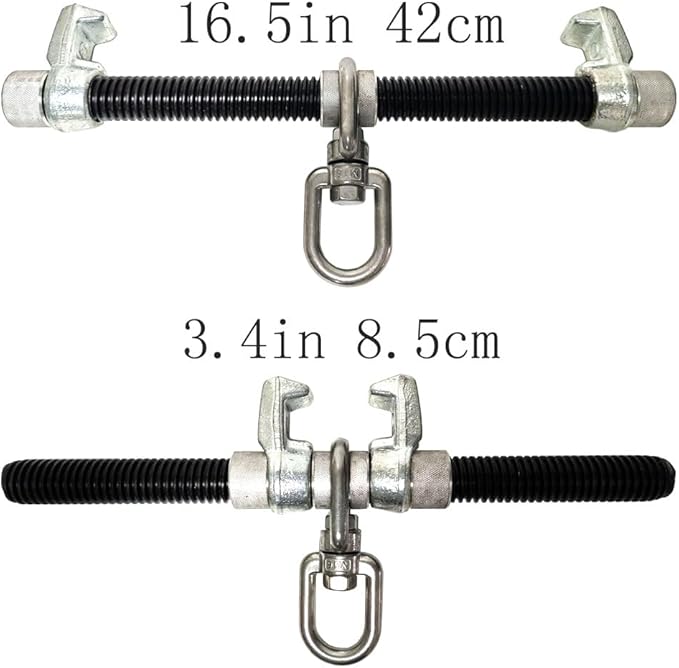 Beam Anchor; Steel I-Beam Anchor; H-Beam Anchor. Fall Protection, Fits 3-1/2-Inch To 16-1/2-Inch Wide I-Beams (9-42cm) Up To 1-1/4-Inch Thick (3.2cm)