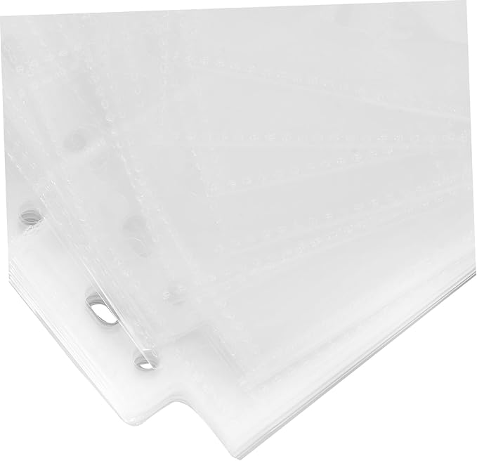 Angoily 30pcs Acid Negative Film Sleeves for Storage Pages Protects Film Negatives for Easy Organization and Transport