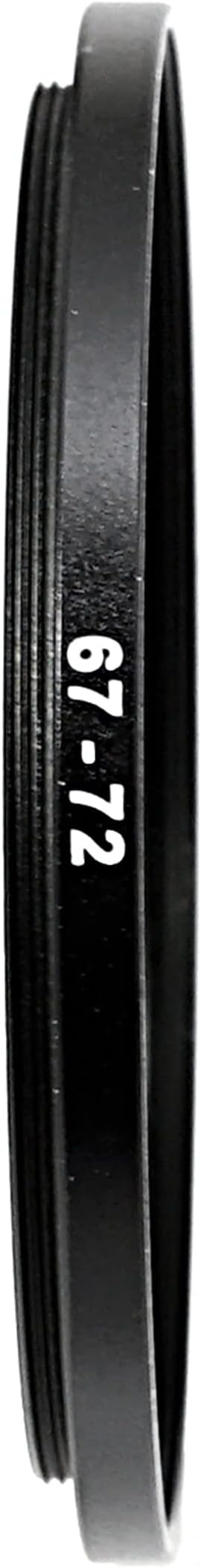 (2 Pcs) 67-72MM Step-Up Ring Adapter, 67mm to 72mm Step Up Filter Ring, 67mm Male 72mm Female Stepping Up Ring for DSLR Camera Lens and ND UV CPL Infrared Filters