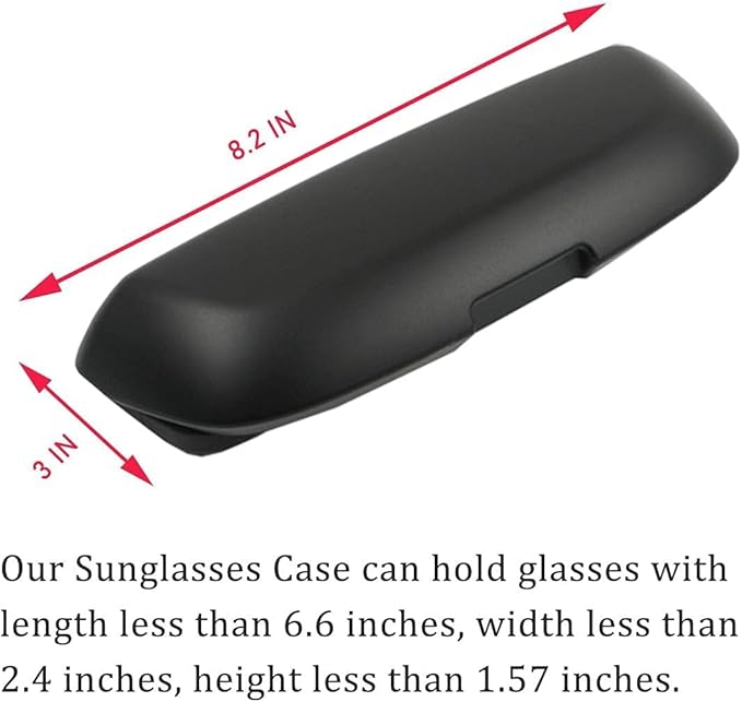 Yumzeco Sunglasses Holder, Sunglasses Case Storage Box Compatible with BMW 1 3 5 6 7 X3 X5 X7 Series (Fit : BMW F30 F31 F80 F34 F10 F11 F25/G20 G30 G31 G32 G11 G12 G01 G05 G07)