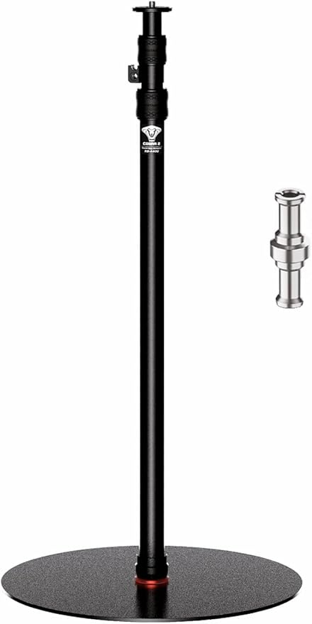 IFOOTAGE A400 Round Base Monopod, 79'' Studio Light Stand with Flat Base, Aluminum Camera Tripod Monopod Stand for Video Recording, Live Streaming, Interview, Payload 22lb