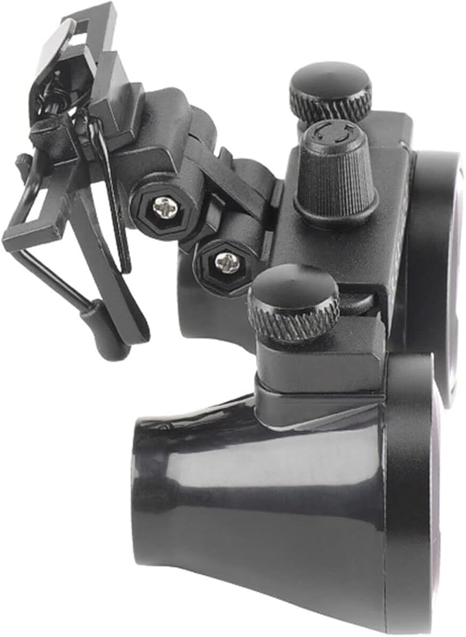 SGOE 3.5X Binocular Loupe with Metal Clip - Magnifying Loupe for Glasses
