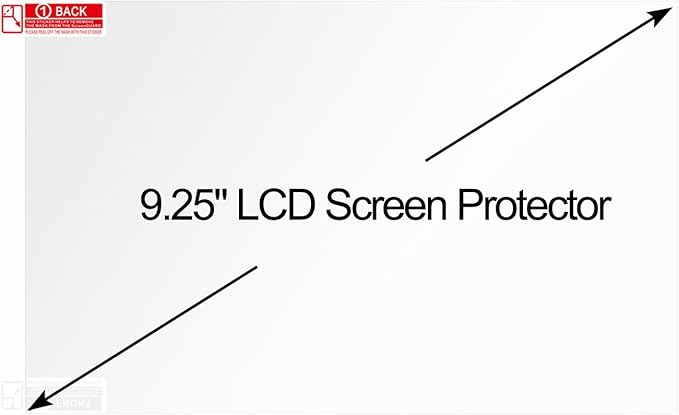 10PCS 9.25 inch LCD Screen Protector Film: Scratch-Resistant High Light Transmittance Protective Films for LCD Resin 3D Printer Anycubic Photon Mono X 6K/ Photon M3 Plus