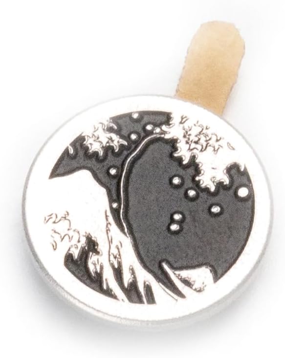 Kanagawa Wave Pattern Camera Hot Shoe Cover Shutter Button for Canon EOS R RP R1 R3 R5C R5II R6II R7 R8 R10 R50 R100 (Aluminum Alloy-Set)