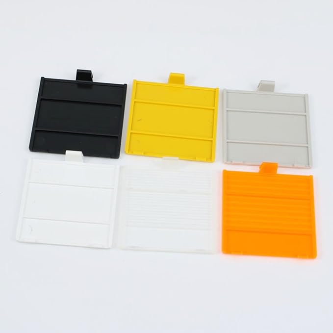 Ambertown Replacement Clear Battery Door Cover for Original Game Boy GB System DMG Console