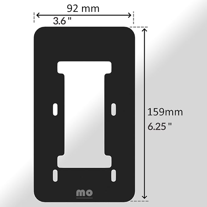 Non-Adhesive Wall Plate Compatible with RingDoorbell Battery Doorbell & Older 1/2/3/4 2nd Gen & 3 Plus Blank Plastic Plate Sits Between Bell & Wall Covers Holes Scratches