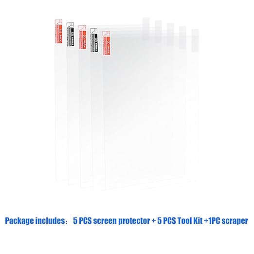 LANEKGU 5PCS Wear-Resistant Leak-Proof Screen Protector Film for Elegoo Mars 4, Mars 4 Ultra Resin LCD 3D Printers