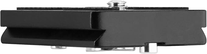 2 Pack Aluminum Alloy Quick Release Plate, Tripod Quick Release Plate PU50, for Arca Swiss Plate with 1/4" Slotted Screw/D-Ring Screw, Camera Mount Adapter for Standard Tripod Ball Heads