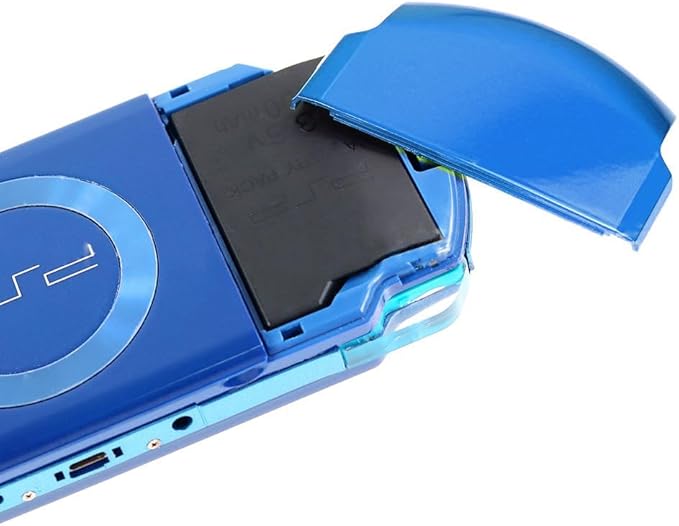 OSTENT Battery Protector Cover Door Repair Parts Replacement for Sony PSP 2000/3000 Color Blue