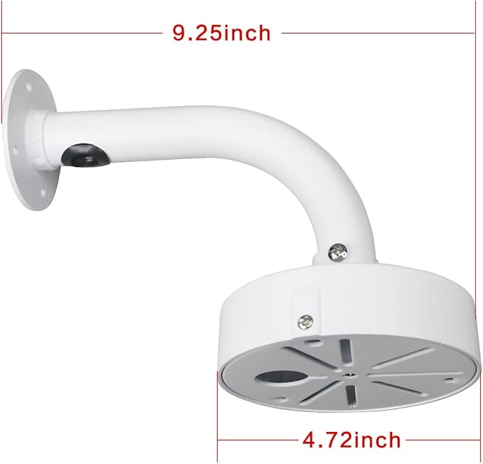 compcctv Security Camera Mount Bracket, Dome Camera Mount Universal Camera Wall Mounting Bracket/IP Camera for CCTV Security Camera, L Type