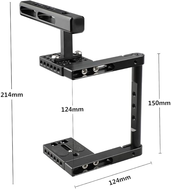 CAMVATE Basic Camera Cage Rig with Top Handle Universal Use - 1897