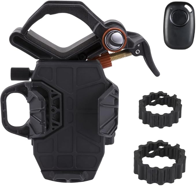Celestron – NexYZ DX – Universal Smartphone Adapter for Telescope, Binoculars & Spotting Scopes – 3-Axis Precision Alignment – Capture Images & Video Through Your Optics – Includes Bluetooth Remote