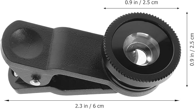 ibasenice 3 in 1 Phone Camera 0. 67x Wide Angle Macro Lens 180 Degree Fisheye Clip-on Professional for Smartphones